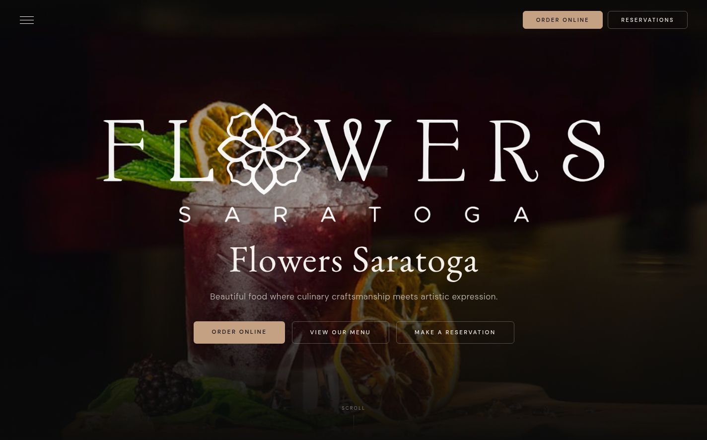 Flowers Saratoga